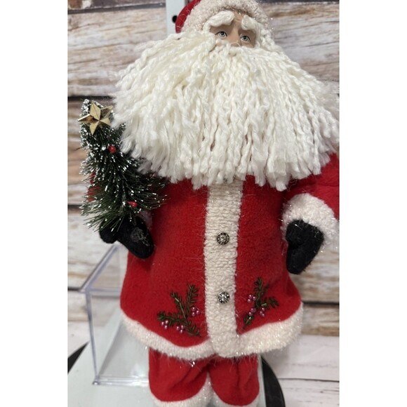 Vintage Father Christmas Old World Santa Claus 19” Decor Standing - Picture 5 of 10